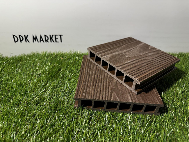 Террасная доска из ДПК Polywood Duo 3-D Бежевый 