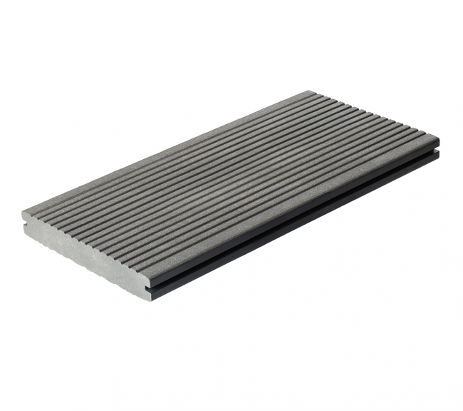 Террасная доска дпк Полнотелая 3-D Polywood Massive Серый