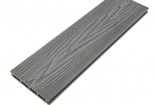 Террасная доска из ДПК Grand 3D Серый